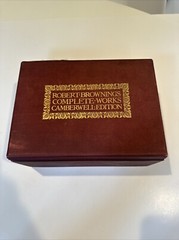 Robert Browning’s Complete Works ~ Camberwell Edition ~ 1898, Hardcover, Boxed