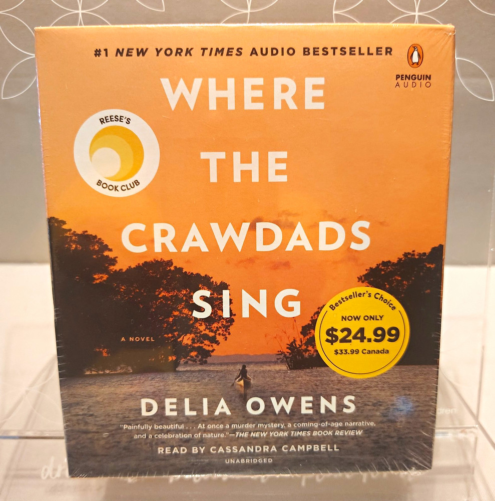 Where the Crawdads Sing Delia Owens Audiobook CD Unabridged Sealed 10 Disc