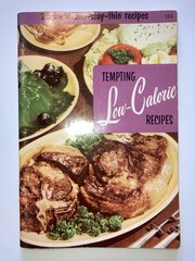 Tempting Low Calorie Recipes Cookbook 1956 Culinary Arts Institute
