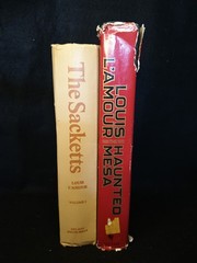 Louis L’Amour Hardcover Lot The Sacketts Vol 1 & The Haunted Mesa w/DJ 2 Books