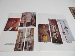 Lot of 3 Vtg MACRAME Magazine Knotting Matters Vans RVs Enchantment Lamp 1970s