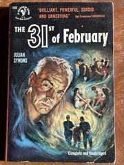THE 31st OF FEBRUARY by Julian Symons – 1953 Bantam 1059 paperback