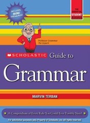 Scholastic Guide to Grammar – Paperback By Terban, Marvin – GOOD