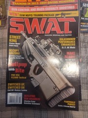 Lot of 7 Vintage SWAT Special Weapons & Tactics Magazines 2013 Read For Months