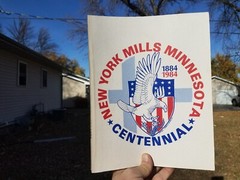 New York Mills Minnesota 1884-1984 History Softcover Book 350 Pages