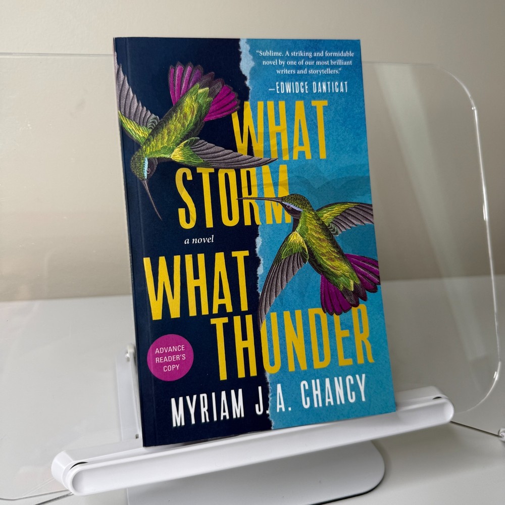 What Storm, What Thunder by Myriam J A Chancy 10/21 Paperback NEW ARC Advance