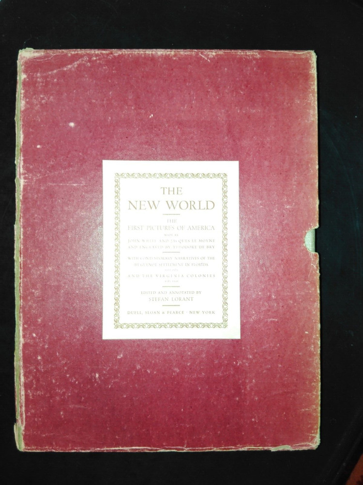 The New World: First Pictures of America by Stefan Lorant 1946 1st Ed. HC w/case