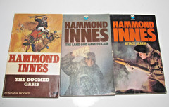 Hammond Innes lot 3 PB thriller novels (G2.4)