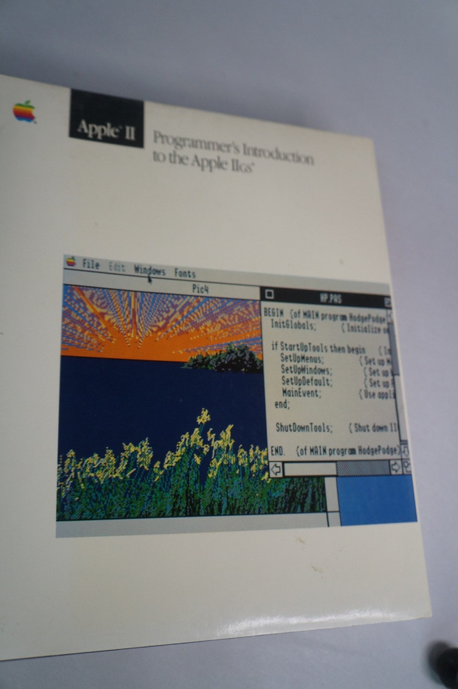 Apple ll Programmers’s Introduction to the Apple IIGS- 450+ Pages HC DJ