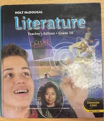 Holt McDougal Literature Teacher’s Edition Grade 10 2012 by HOLT MCDOUGAL