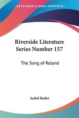 Song of Roland, Paperback by Butler, Isabel, Brand New, Free shipping in the US