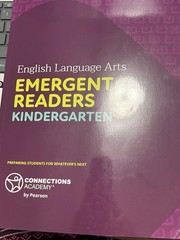 English Language Arts Emergent Readers Kindergarten