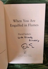 Lot of 5 David Sedaris Books Hardcover 1st editions w/ DJs 3 Signed + Ticket Stu