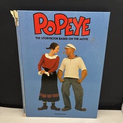 Popeye: The Storybook Based on the Movie Oversized Glossy Hardcover (see photos)