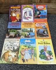 JOB LOT 44 Vintage Ladybird Books 80s/90s Disney Thomas Ghostbusters Batman