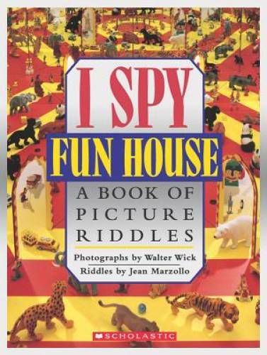I Spy Fun House: A Book of Picture Riddles – Hardcover By Jean Marzollo – GOOD