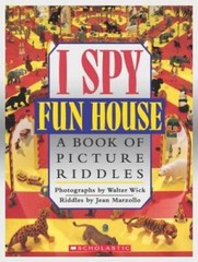 I Spy Fun House: A Book of Picture Riddles – Hardcover By Jean Marzollo – GOOD
