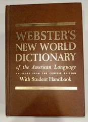 Webster’s New World Dictionary of the American Language 1969 W/student Handbook
