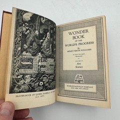 Wonder Book of the World’s Progress Set of 10 Volumes Funk And Wagnalls 1935