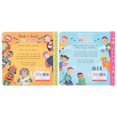 Flip Flap Fun: Trick or Treat & Knock, Knock, Who’s Here? 2 Books Set – Ages 5+