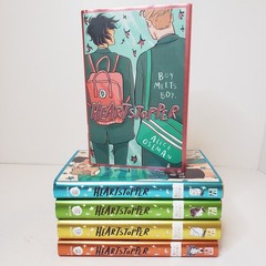 Heartstopper Volumes #1-5 HC Book Lot Alice Oseman Signed FairyLoot Exclusive