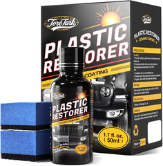 Plastic Restorer for Cars, Not a Dressing, Black Trim Restorer, Ceramic Crystal