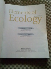 Elements of Ecology Thomas M Robert Leo Smith Paperback 2009 Pearson 7th Edition