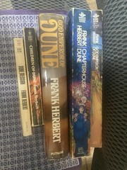 Lot Of 5 Vintage Dune Books Paperback & Hardcover. Frank Herbert