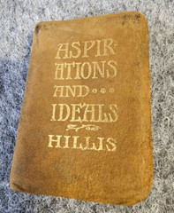 Antique Book Aspirations & Ideals Hillis Printed in Great Britain 1906 Leather