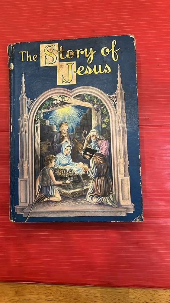 Vintage 1941 The Story of Jesus Hardcover Children’s Book. 380 pages Large Print