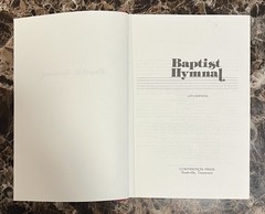 Baptist Hymnal Convention Press Nashville Hymns (1975 Edition) – Very Good