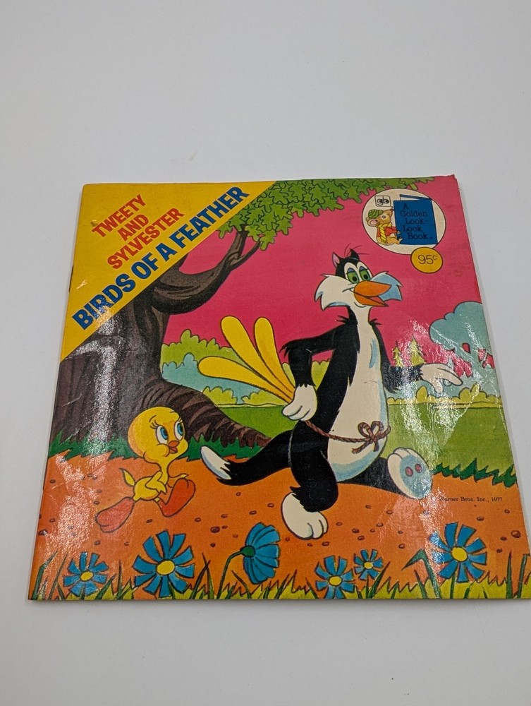 Tweety and Sylvester Birds of a Feather Children’s Book VTG 1977 Looney Tunes