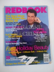 John Travolta Redbook: December 1998 – 188 pages 90’s actor