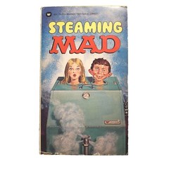 Steaming MAD Paperback Book 1975 Warner Books
