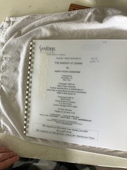 Braille Book: Magic Tree House “The Knight at Dawn” Old braille format