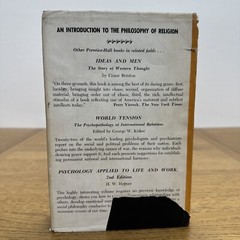 Peter Anthony Bertocci Introduction to the Philosophy of Religion Hardcover 1951