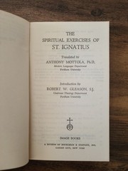 The Spiritual Exercises of St. Ignatius! PB Book by Anthony Mottola 1964