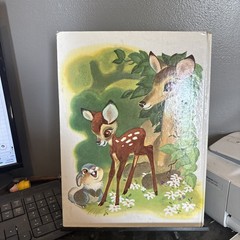 Bambi Hardcover Disney Staff, Walt Disney’s A Golden Book 29th ed 1978