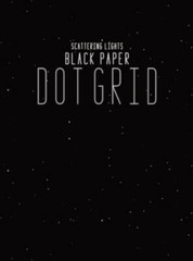 Black Paper Dot Grid : Hardback Blank Dot Grid Paper Book for Drawing, Doodli…