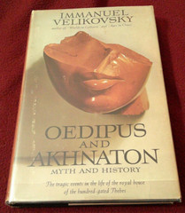 Oedipus and Akhnaton by Immanuel Velikovsky (1960, HC) first Worlds in Collision
