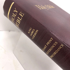 Holy Bible King James Giant Print Reference Concordance Nelson 833 BG Burgundy