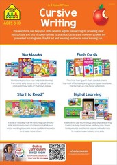 Cursive Workbook Writing Handwriting Practice Tracing Letters Ages 8 to 10 – NEW