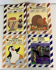 Teacher Created Materials Thematic Unit Lot 4 Bats Penguins Native Thanksgiving