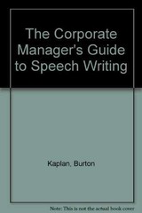 Manager’s Complete Guide to Speech – Board book, by Kaplan – Acceptable j