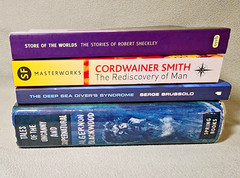Lot: Science Fiction & Weird – Sheckley, Cordwainer Smith, Brussollo, Blackwood