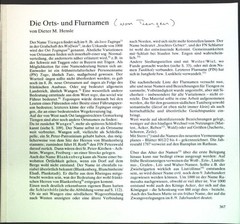 Die Orts- und Flurnamen von Tiengen; Sonderdruck aus: keine Angabe. Hensle, Diet