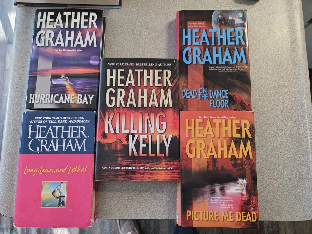 Heather Graham Mystery Suspense Drop Dead Gorgeous Series. Lot Of 5 Books. HC