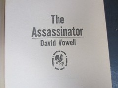 The Assassinator David Vowell 1975 First Printing Crime Thriller Bantam Books PB