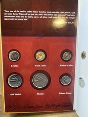 COINS OF THE BIBLE, Arthur L Friedberg HC with 6 Replicas!
