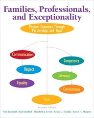 Families, Professionals, and Exceptionality: Positive Outcomes Through Partn…